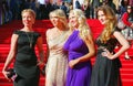 Celebrities at Moscow Film Festival Royalty Free Stock Photo