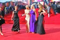 Celebrities at Moscow Film Festival Royalty Free Stock Photo