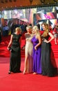 Celebrities at XXXV Moscow International Film Festival