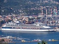 Celebrity Constellation cruise ship at La Spezia, Italy Royalty Free Stock Photo