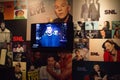 Celebrity Mural Wall at SNL Exhibition in NYC