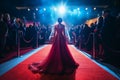 Celebrity red carpet lights. Generate Ai