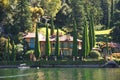 villa la Cassinella Lake Como Italy Royalty Free Stock Photo