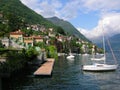 celebrity villas Italy Lake Como Royalty Free Stock Photo