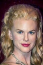 Celebrity Wax Model Nicole Kidman at Madame Tussauds Wax Museum. London Royalty Free Stock Photo