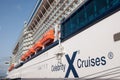 Celebrity X Cruises ship Royalty Free Stock Photo