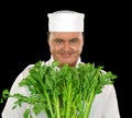 Celery Chef Royalty Free Stock Photo