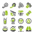 Celery icon set