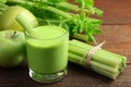 Celery juice Royalty Free Stock Photo