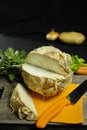 Celery root - wedges celeriac, source of vitamine, fresh healthy Royalty Free Stock Photo