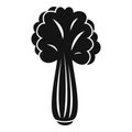 Celery salad icon, simple style