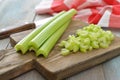 Celery stems Royalty Free Stock Photo