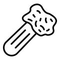 Celery stick icon, outline style