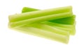 Celery sticks on a white background Royalty Free Stock Photo