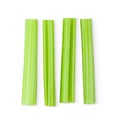 Celery sticks  on white background Royalty Free Stock Photo