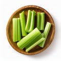 celery vegetable dish, AI generated Royalty Free Stock Photo