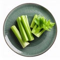 celery vegetable dish, AI generated Royalty Free Stock Photo
