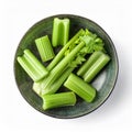 celery vegetable dish, AI generated Royalty Free Stock Photo