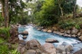 The Celeste river in Costa Rica