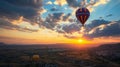 Celestial Ballet: Cappadocia's Hot Air Ballet