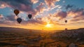 Celestial Ballet: Cappadocia's Hot Air Ballet