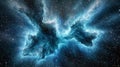 Celestial Canvas A Stunning Nebula Dance in the Galactic Dark, Inspiring Awe and Imagination Royalty Free Stock Photo
