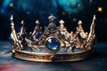 Celestial Crown Fantasy Sky Night gazing Royalty Free Stock Photo