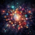 Celestial Fireworks: Celebrating the Burst of Stars in Clusters