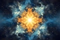 Celestial Nebula Symmetry