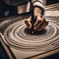 A celestial scribe, etching the history of the universe onto cosmic scrolls with radiant quills3