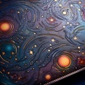 Celestial Symphony: Cosmic Leather Melody