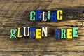 Celiac gluten free sprue healthy diet