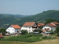 Celinac, Bosnia and Herzegovina, panorama and roofs.