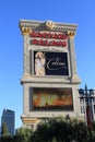 Las Vegas - Caesars Palace Hotel and Casino Marquee Royalty Free Stock Photo