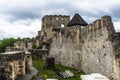 Celje Old Castle or Celjski Stari Grad Medieval Fortification in Julian Alps Mountains, Slovenia, Styria Royalty Free Stock Photo