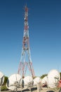 Cell Communication Tower Royalty Free Stock Photo