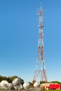 Cell Communication Tower Royalty Free Stock Photo