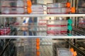 Cell culture flask in the incubator cabinet. Cell culture refers to the removal of cells from an animal or plant and their subsequ Royalty Free Stock Photo