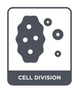 cell division icon in trendy design style. cell division icon isolated on white background. cell division vector icon simple and Royalty Free Stock Photo