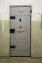 Cell door in Stasi prison, Berlin Royalty Free Stock Photo