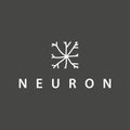 cell neuron technology logo design illustration data simple abstract modern template brand product Royalty Free Stock Photo