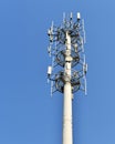 Cell phone antenna tower Royalty Free Stock Photo