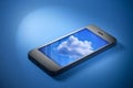 Cell Phone Cloud Technology Royalty Free Stock Photo