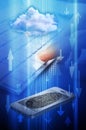 Fingerprint Phone Computer Cloud Security
