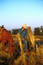 Cell phone cowboy Royalty Free Stock Photo