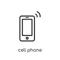 cell phone icon from Electronic devices collection.