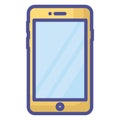 Cell phone Isolated Vector Icon fully editable Royalty Free Stock Photo