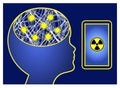 Cell phone radiation triggers epilepsy