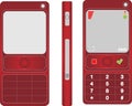 Cell phone red