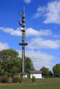 Cell phone signal base station. mobil network Royalty Free Stock Photo